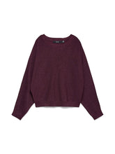 Vero Moda Happy Glitter Batwing Pullover - Winetasting